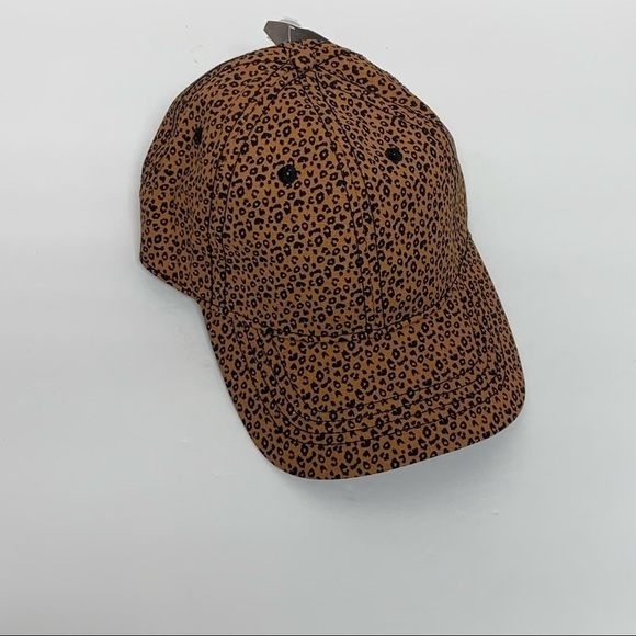 Time and Tru | Leopard Print Baseball Cap Hat NWT - Picture 3 of 6